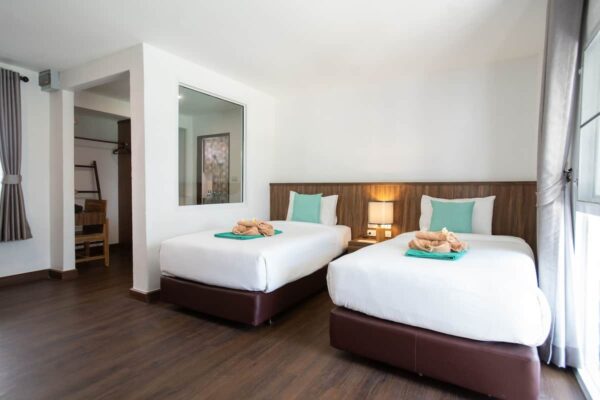 Southern Lanta Resort 2-sengs værelser med trægulve