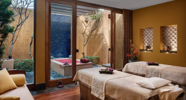 Anantara Hua Hin Resort & Spa tilbyder komfortable og komfortable spa rum med til og vindue. Perfekt for gæster, der ønsker at slappe af og
