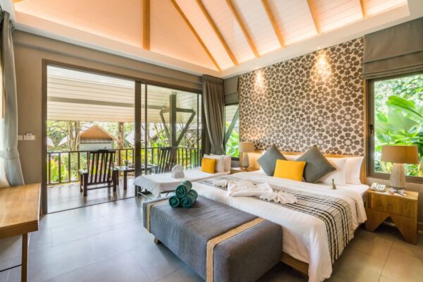 KC Grande Resort tropisk haveudsigt balkon soveværelse
