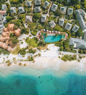 Luft resortet ved stranden på Phi Phi Island