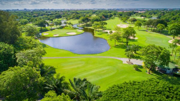 Overhead Royal Golf Course i Country Club Bangkok