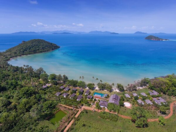 Luft Mira Montra Resort, Koh Phangan, Thailand - Tropical Island Beachfront Resort omgivet af palmer
