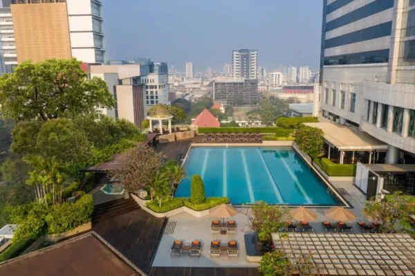 Pathumwan Princess Hotel swimmingpool i centrum