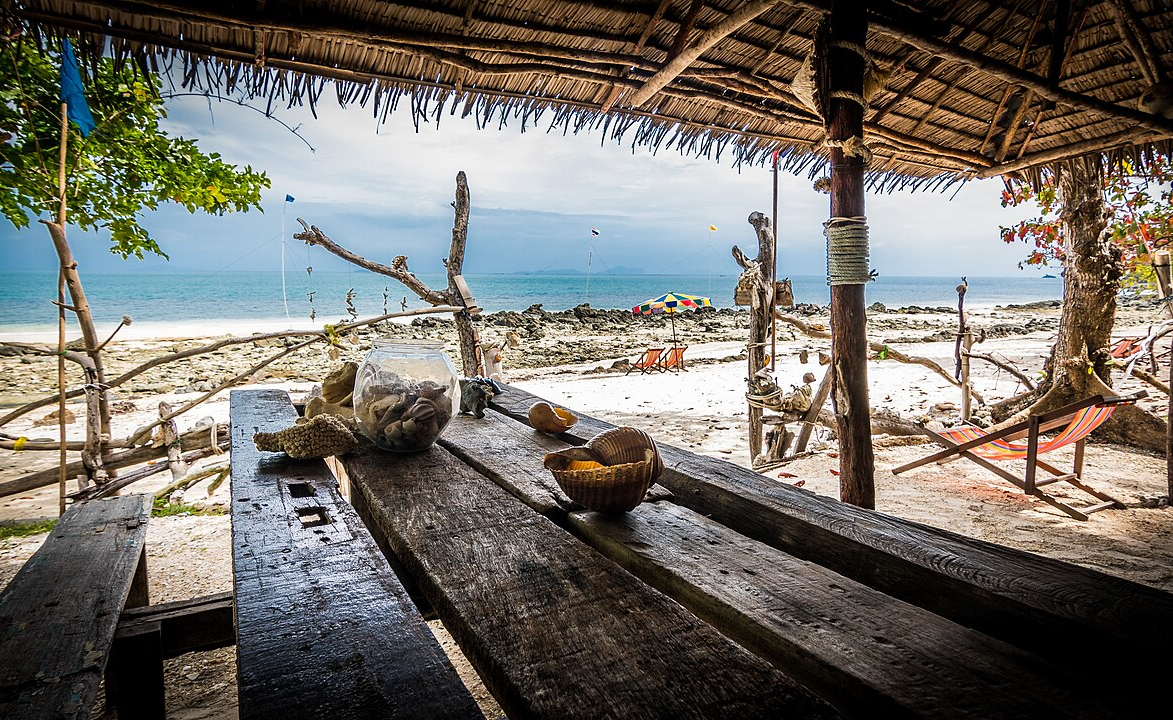Strandbar på Koh Yao Yai