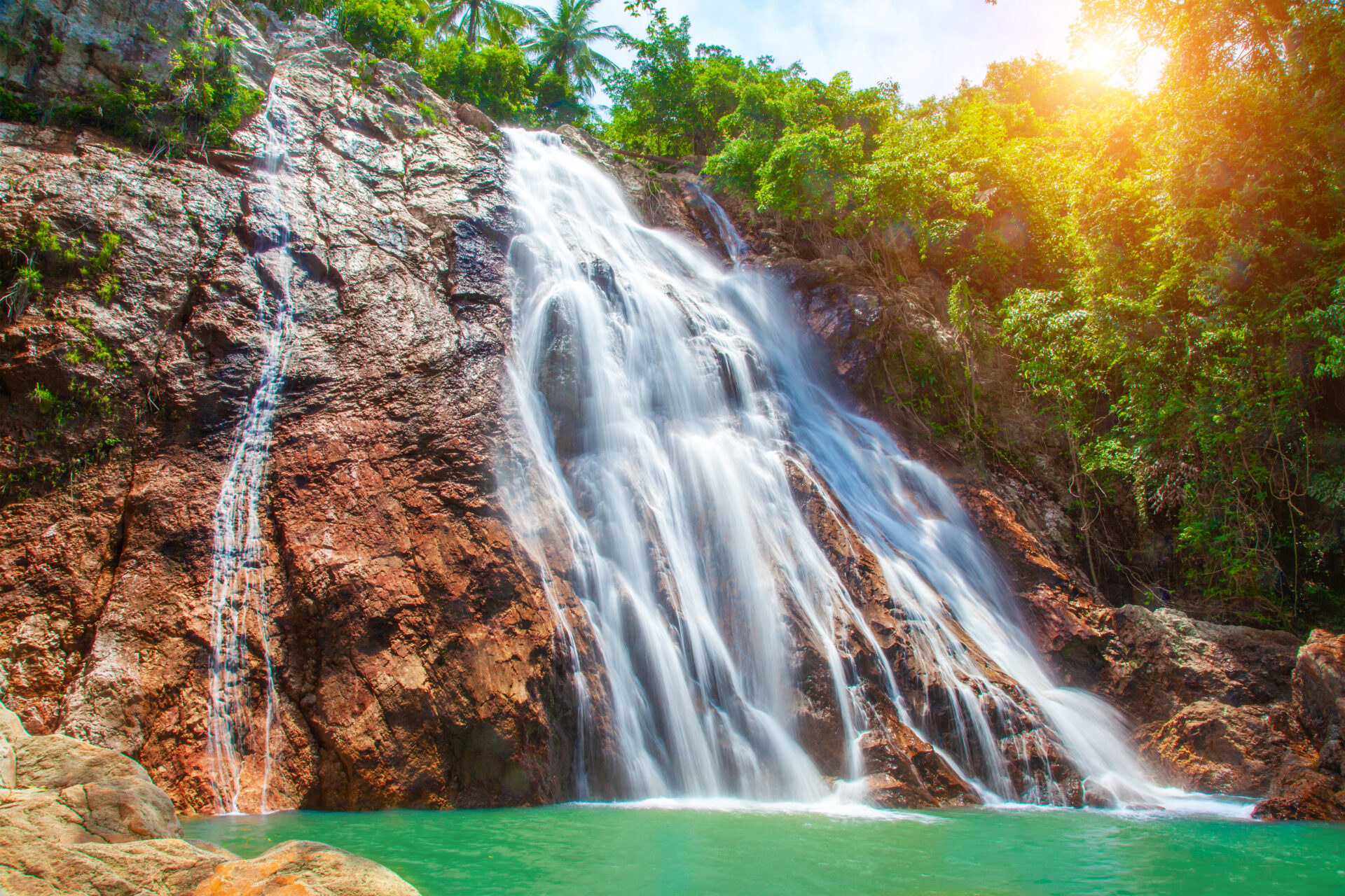 Na Mueang vandfaldet på Koh Samui