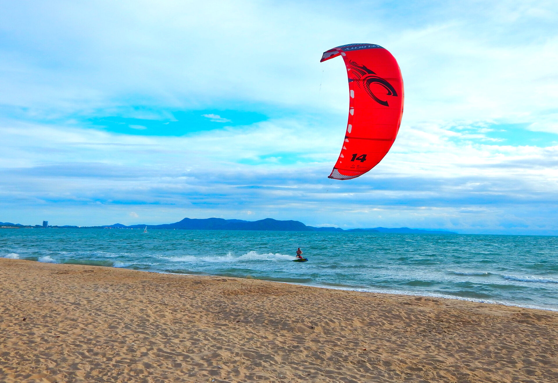 Surfing ved Jomtien